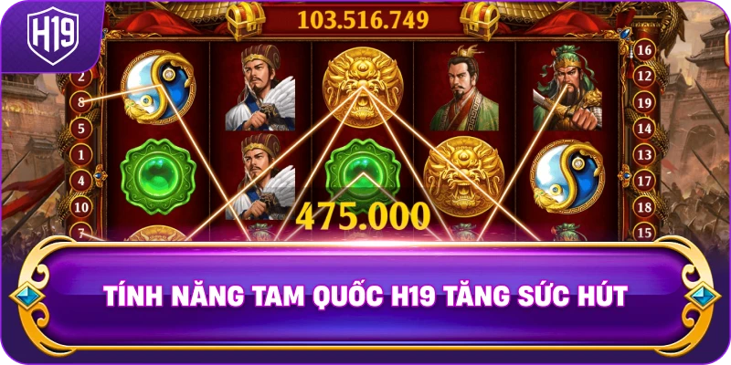 Tính Năng Tam Quốc H19 tăng sức hút
