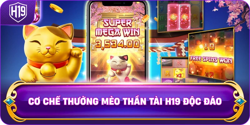 Cơ Chế Thưởng Mèo Thần Tài H19 độc đáo